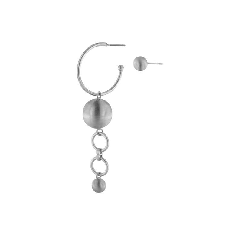 Dansk Copenhagen - Dobbelt ørering Rhodium