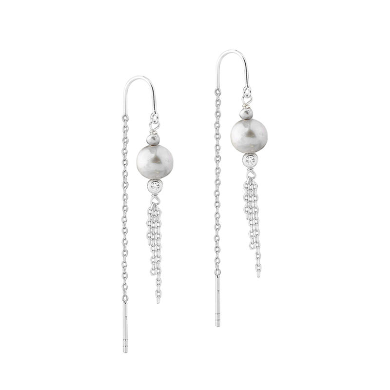 Whisper Pearl Thread  Silver