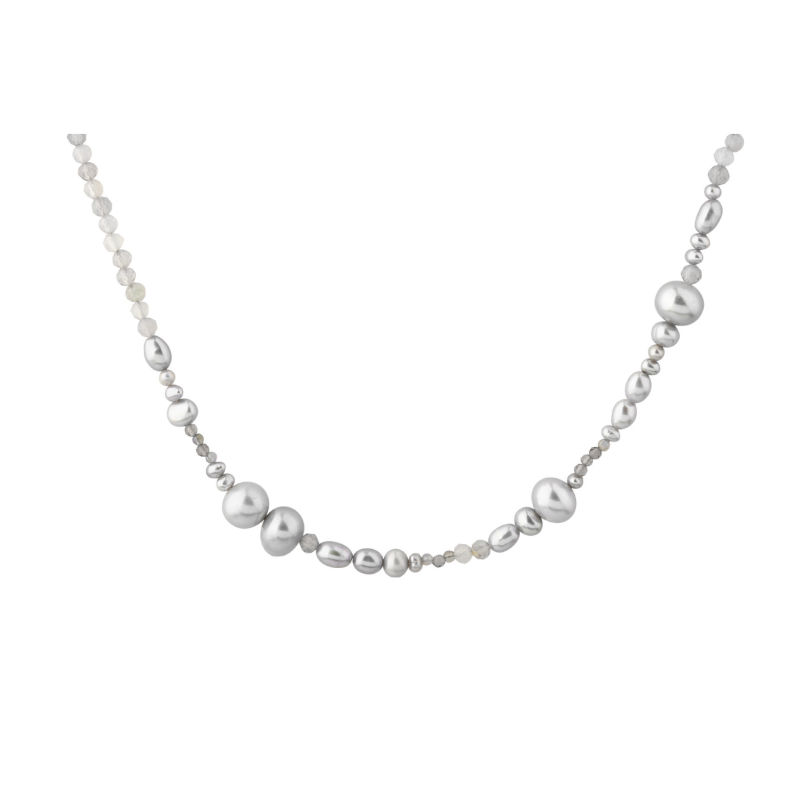 Whisper Pearl Necklace  Golden