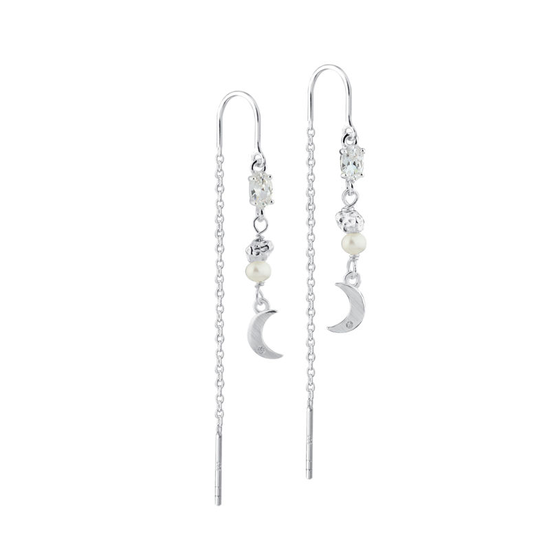 Blush Pearl Thread  Silver