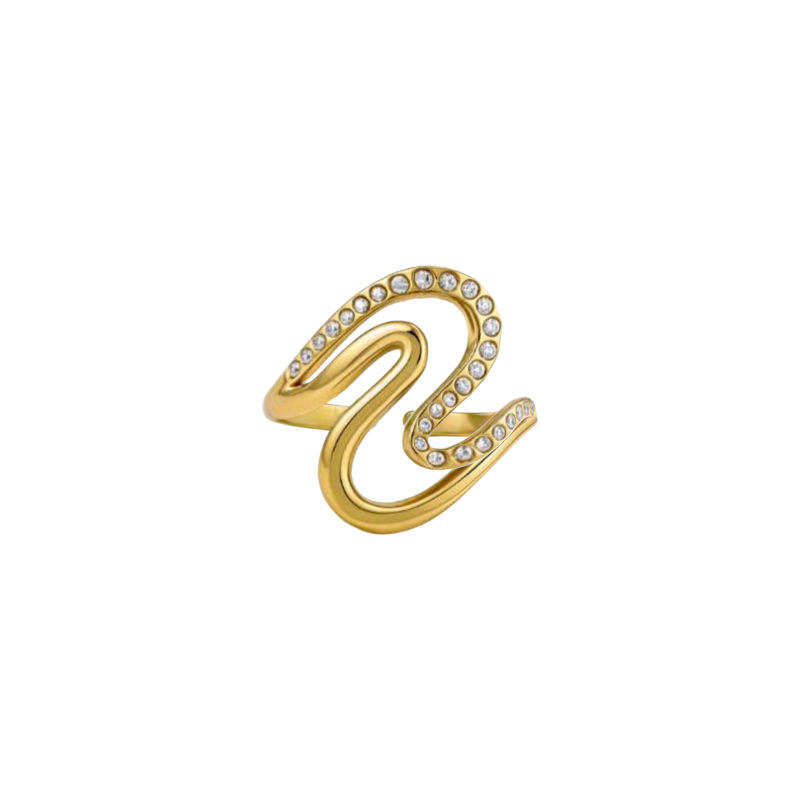 Claire Wavy Ring - 54   Bay