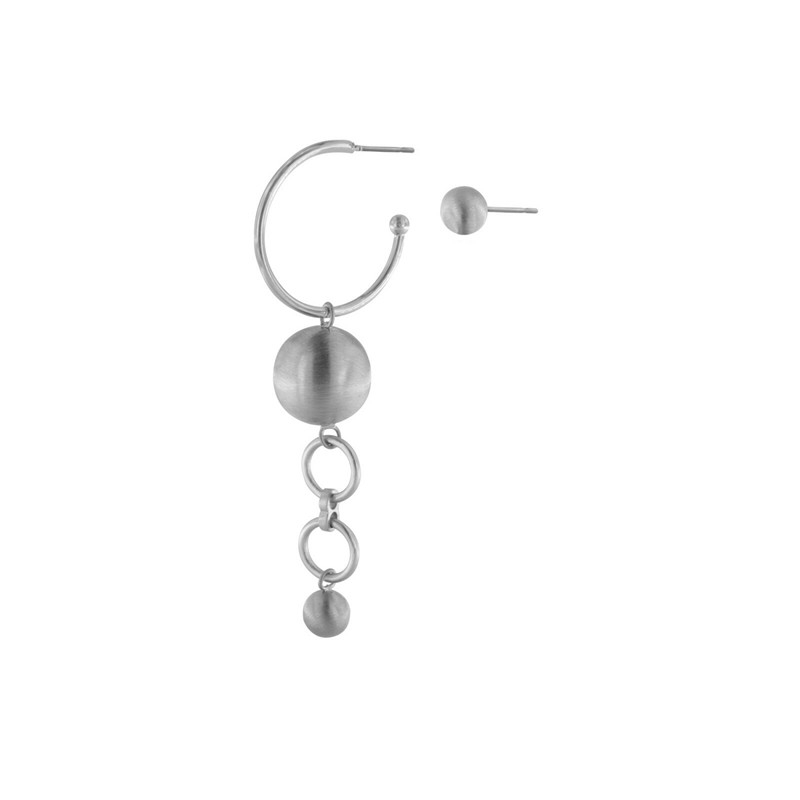 Dansk Copenhagen - Dobbelt ørering Rhodium