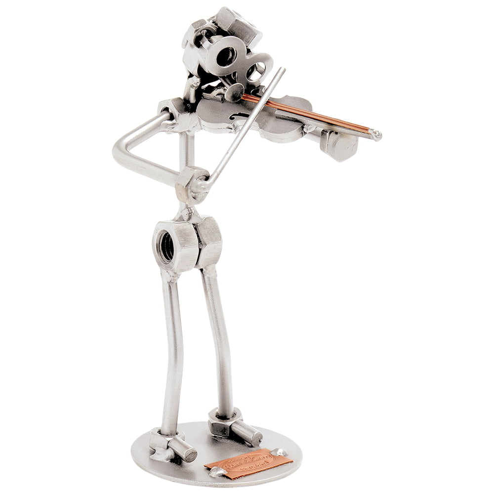 Metalfigur Som Violinist 17 Cm Køb Gaven Til Den Musikinteresserede 325- Kr Hurtig Levering