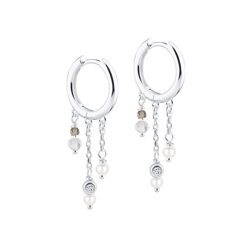 Whisper Hoop  Silver