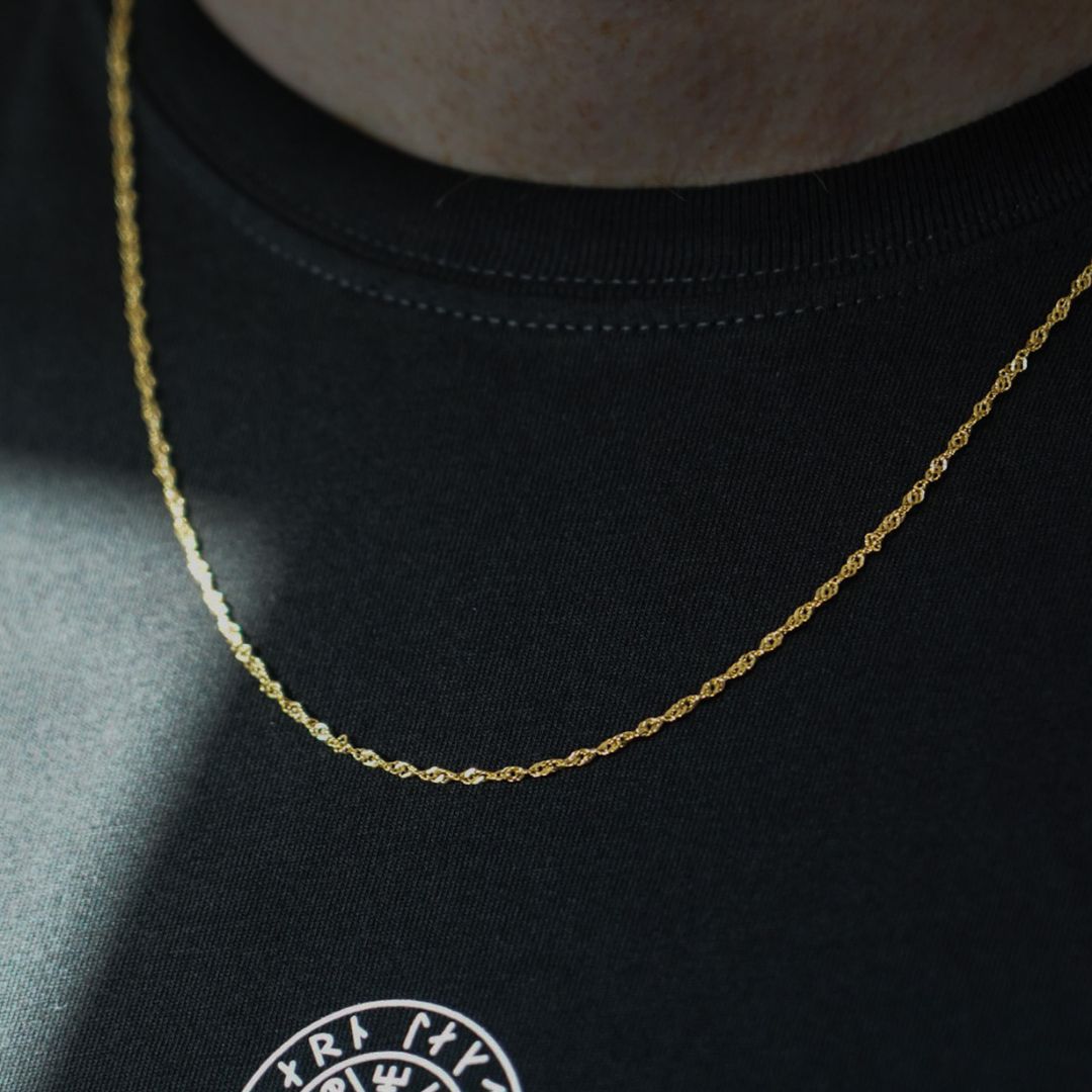 Vintage Chain Halskæde Guld - 60 Cm - Herre - Northern Legacy