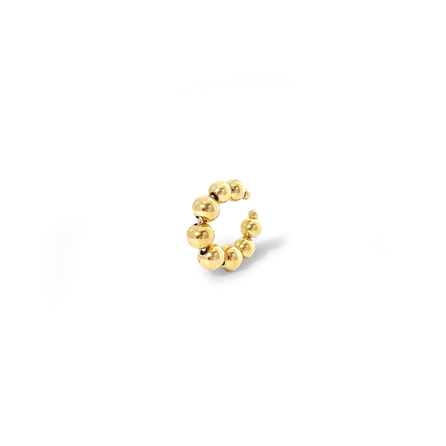 Cuff  ørering - Orbit Cuff - 18 Karat Forgyldt - Stainless Steel - Enkeltvis