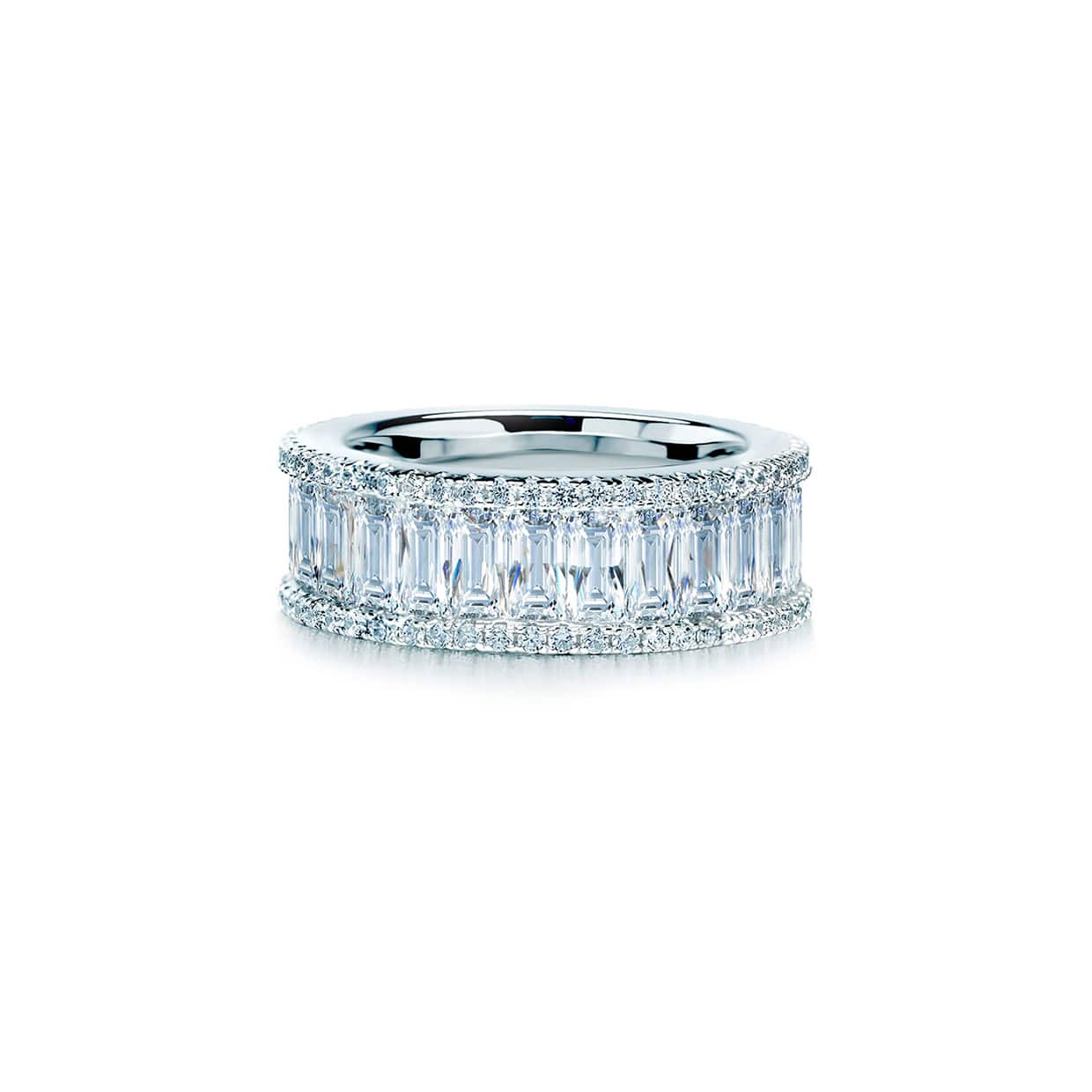 Oxford Emerald Eternity Ring - 48