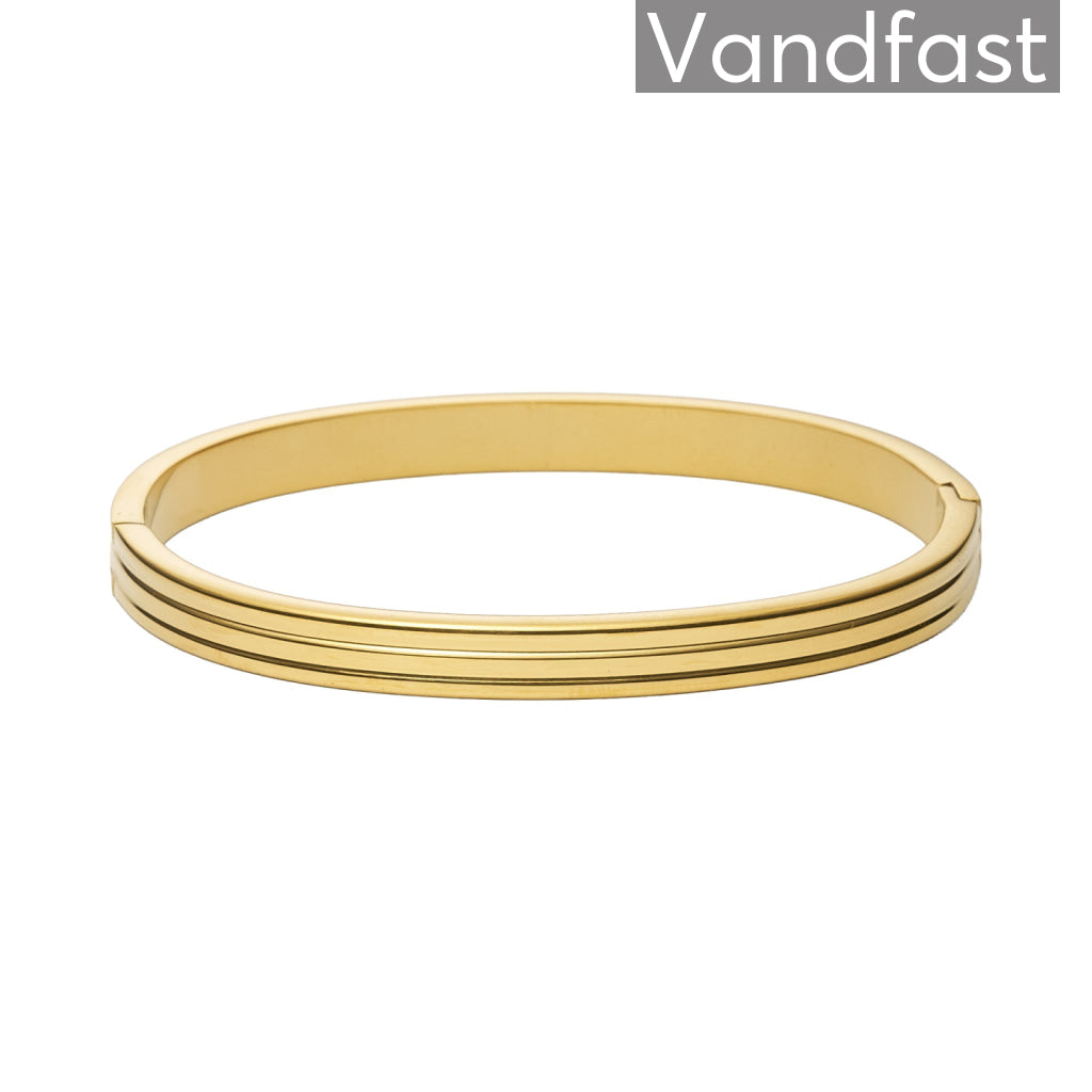 Annebrauner Classic Bangle Armbånd 18k Guldbelagt