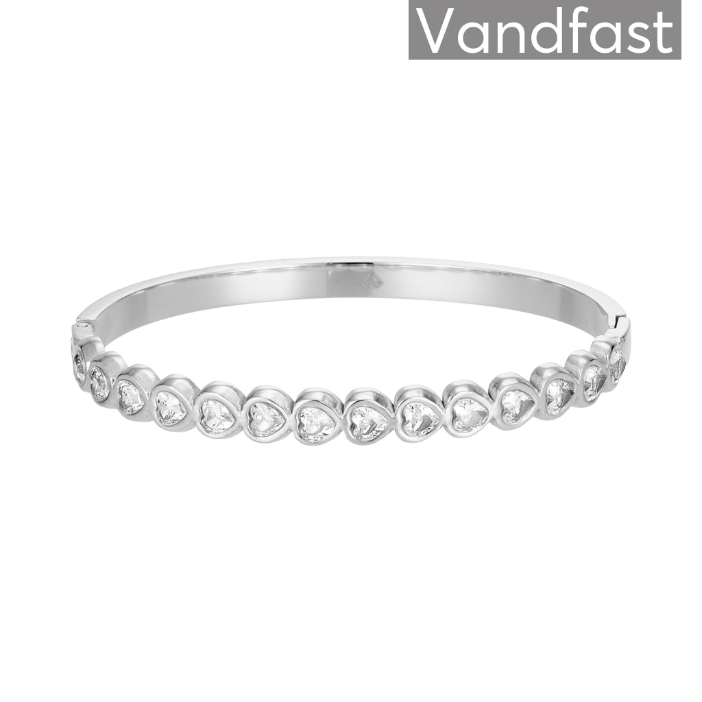 Annebrauner Heart Bangle Armbånd