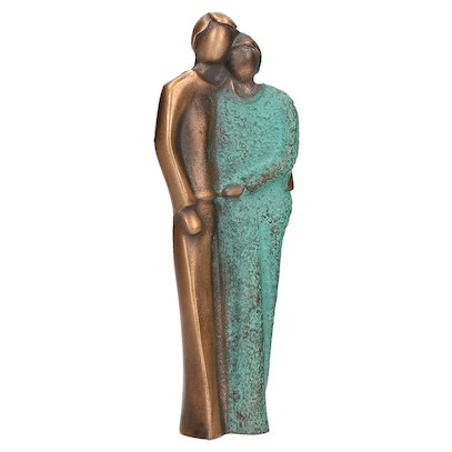Quotkærlighedquot Par Bronzefigur Højde 14 Cm Oplagt Bryllupsgave Og Alle Anledninger Hvor Kærligheden Skal Fejres