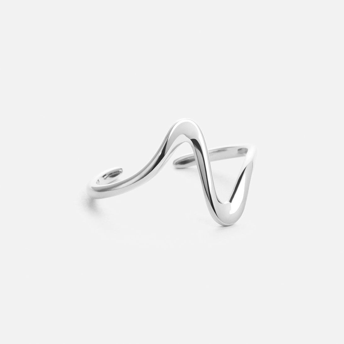 Nova Ring Justerbar Sølvfarvet
